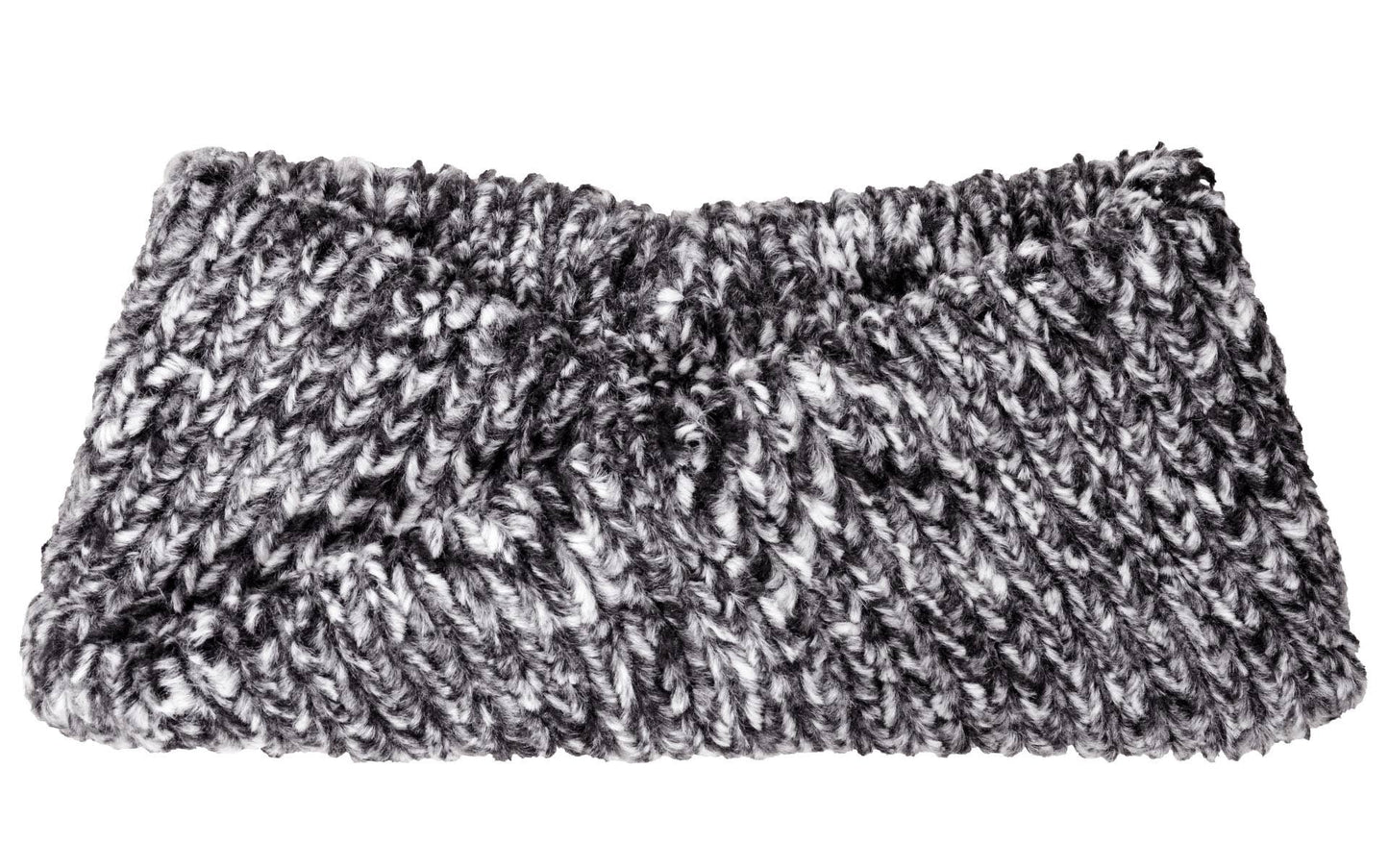 Headband: Faux Fur 100% Polyester / Headband with Twist / Carpathian Lynx
