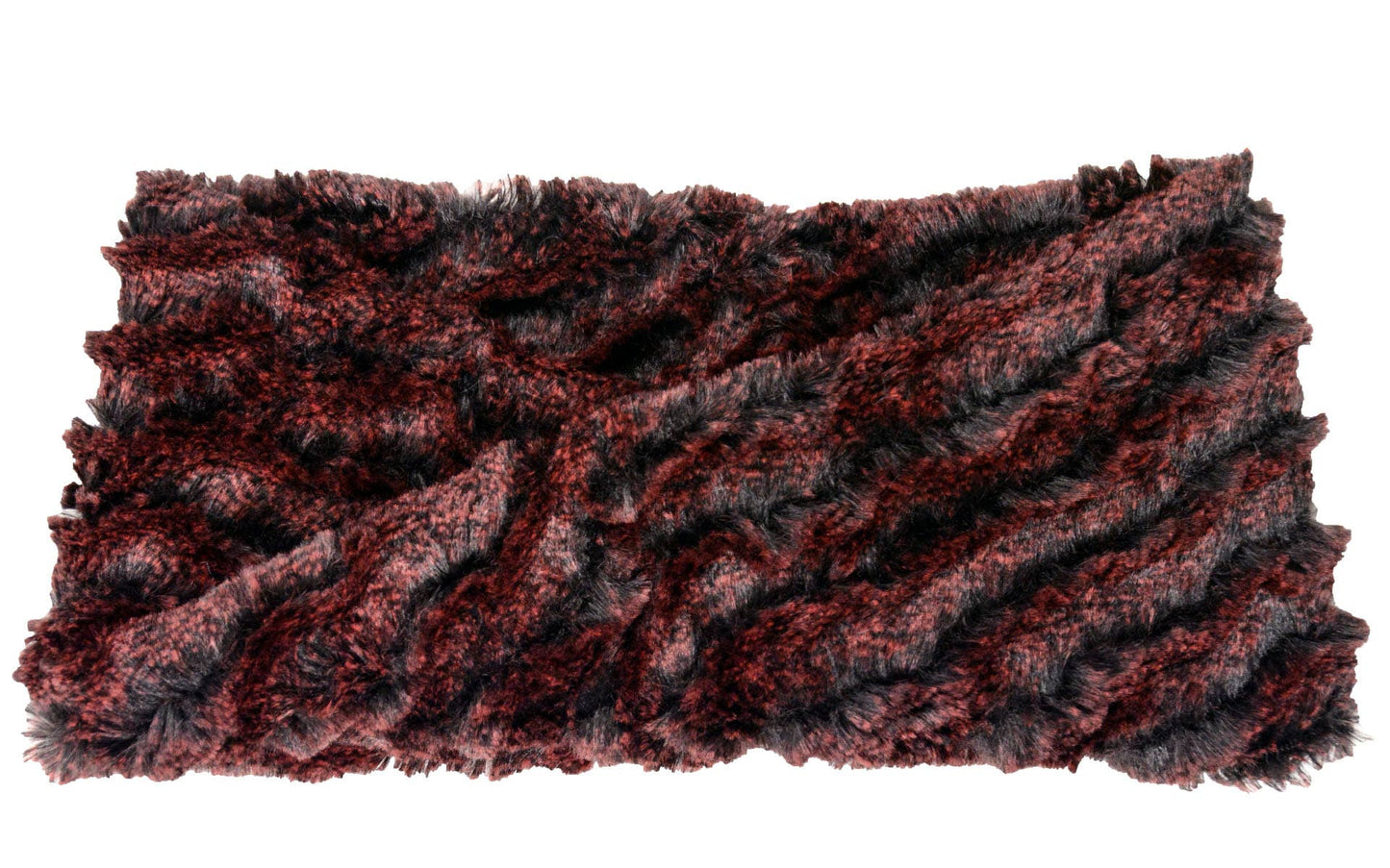 Headband: Faux Fur 100% Polyester / Headband with Twist / Carpathian Lynx