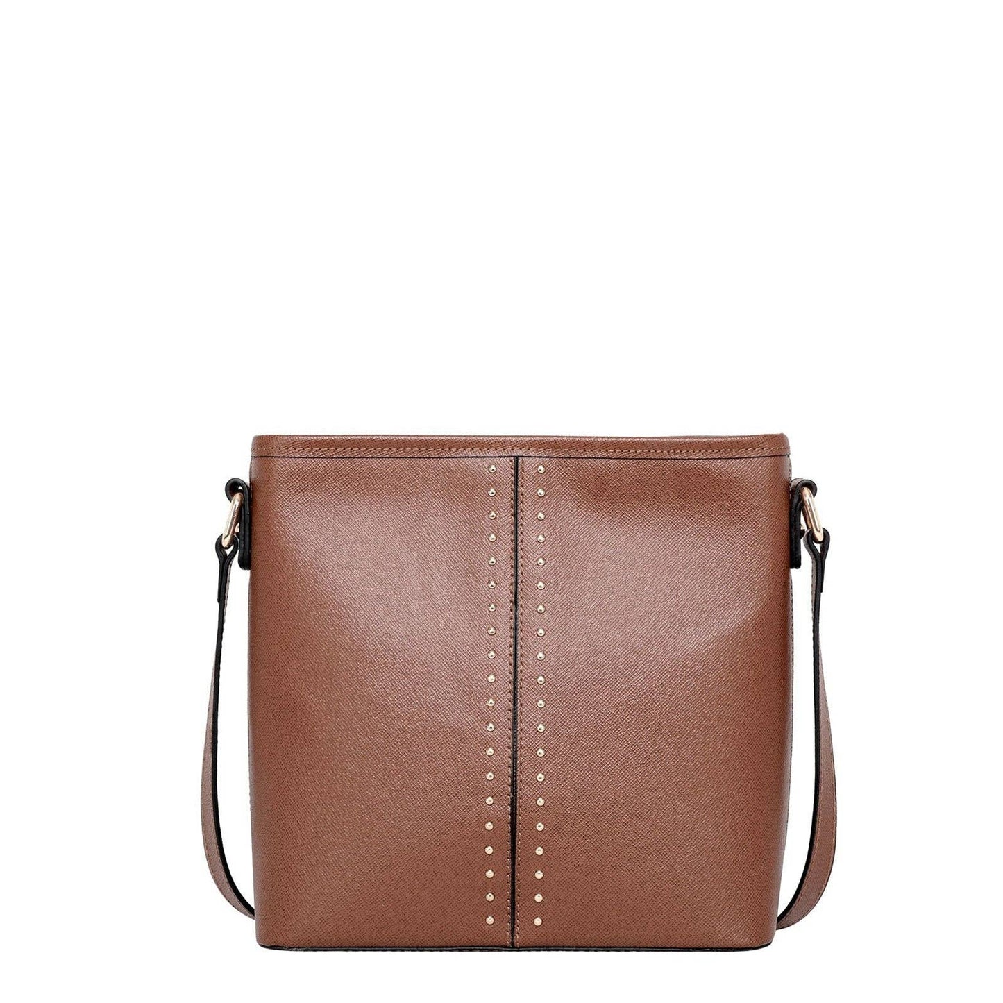 Montana West - Montana West Genuine Leather Safety Travel Crossbody: Hot Pink