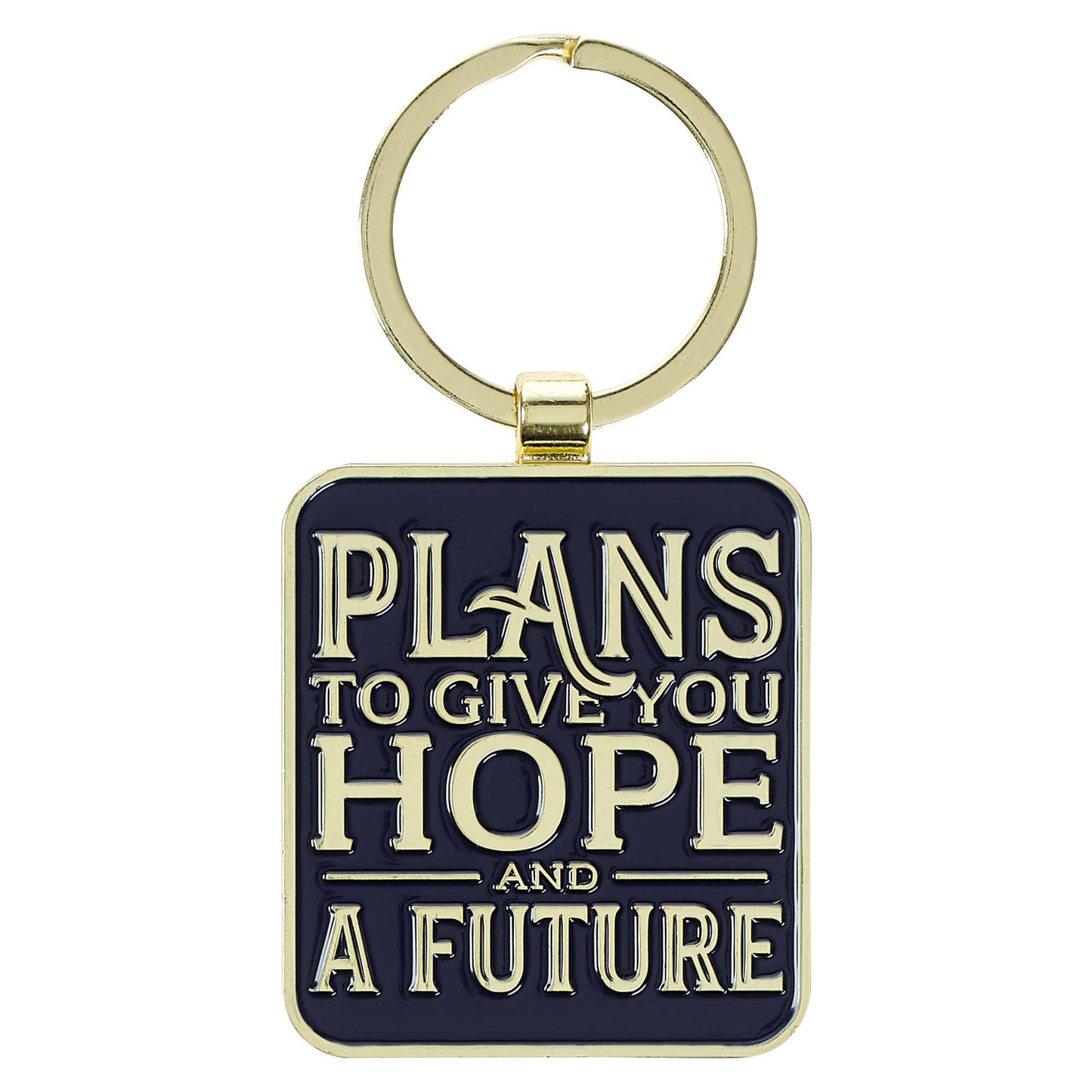 Christian Art Gifts - Keychain Hope & a Future Jer. 29:11