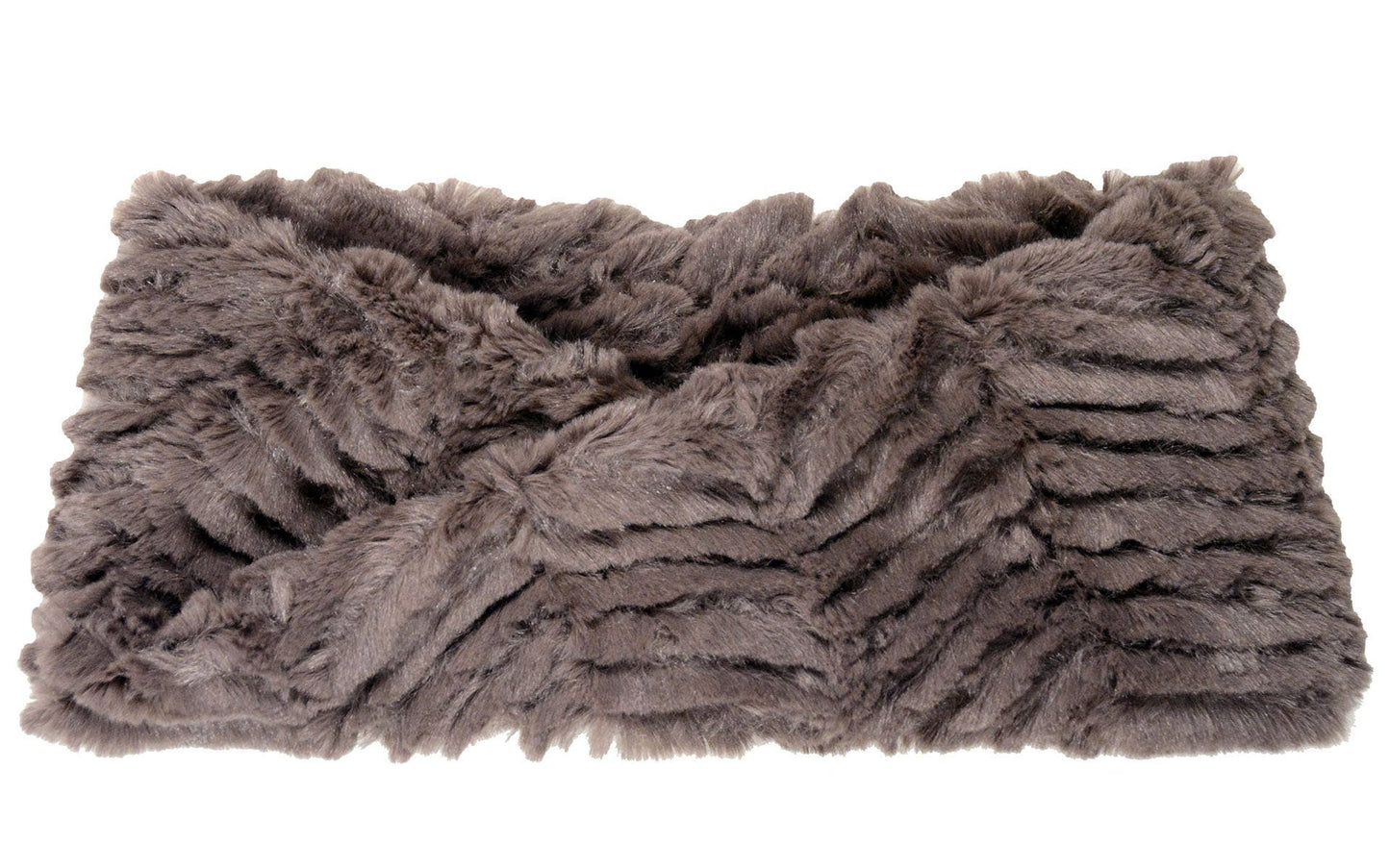 Headband: Faux Fur 100% Polyester / Headband with Twist / Highland in Skye