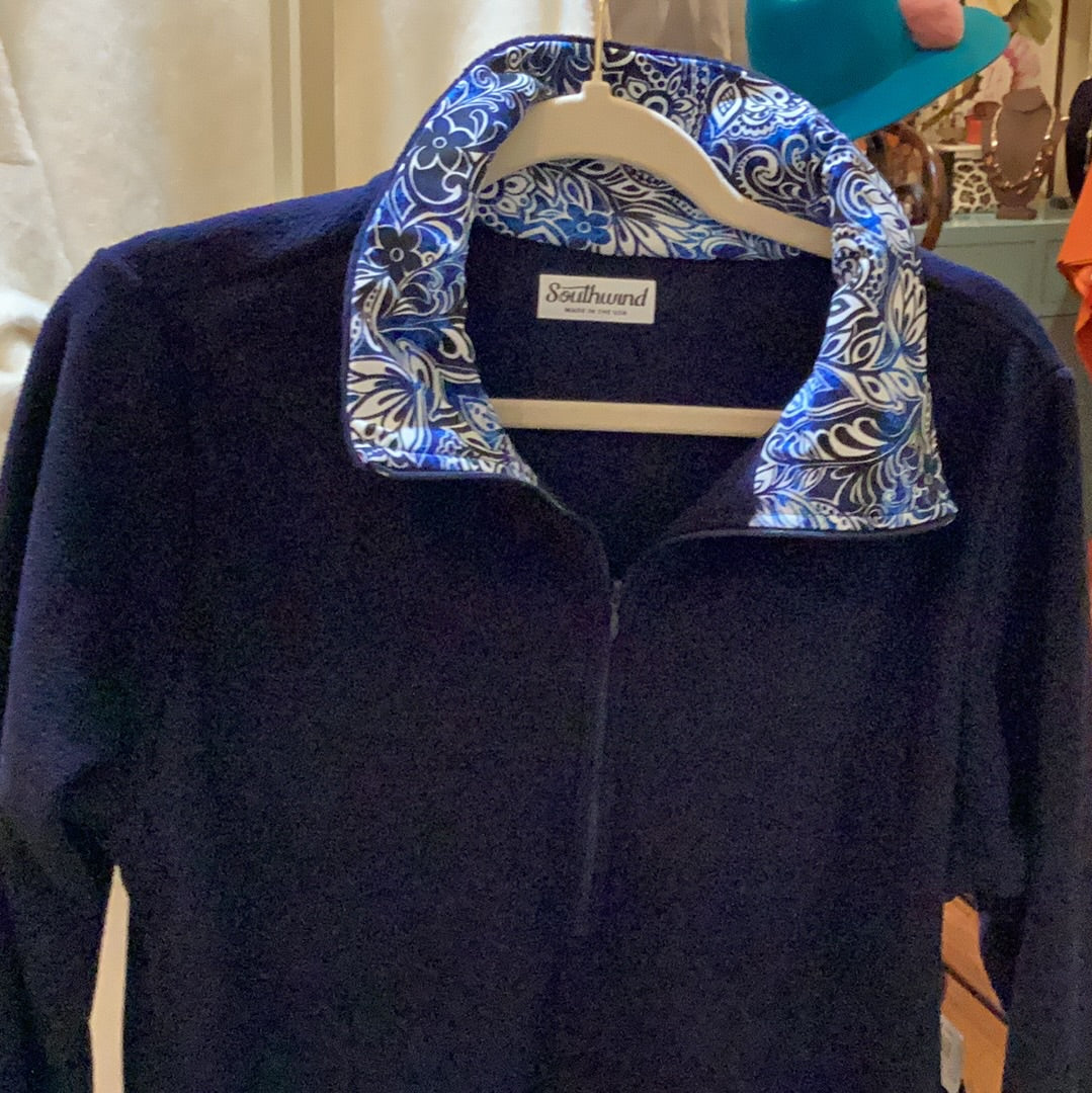 Southwind 1/4 Zip Fleece with Collar Accent