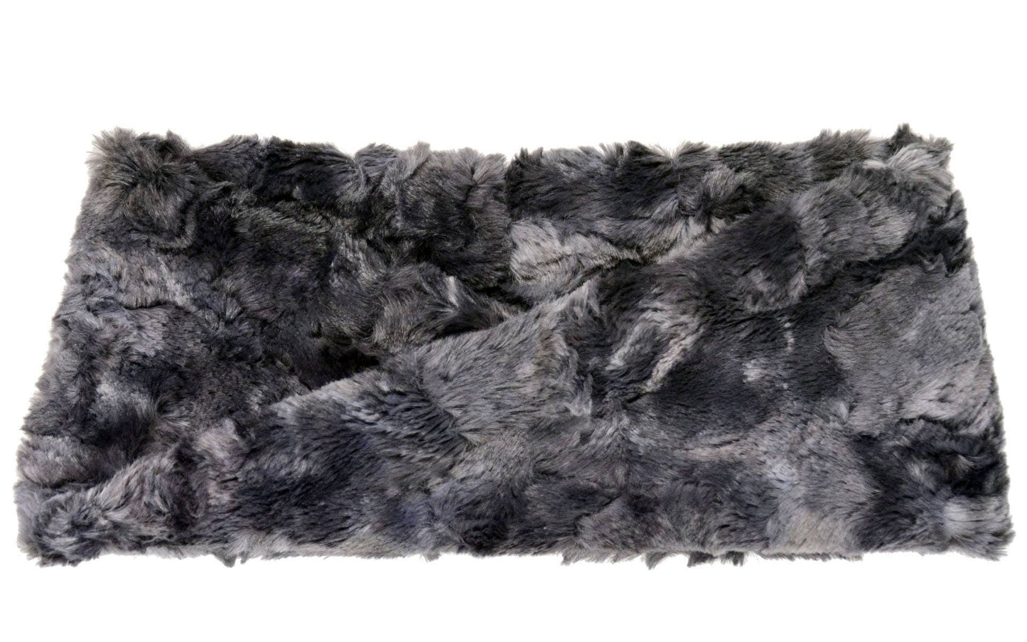 Headband: Faux Fur 100% Polyester / Headband with Twist / Carpathian Lynx