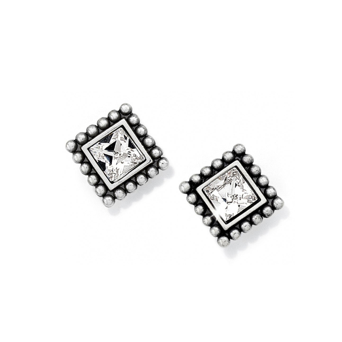 Brighton Sparkle Square Mini Post Earrings