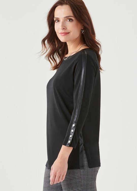Charlie Paige Moto Long Sleeve Top