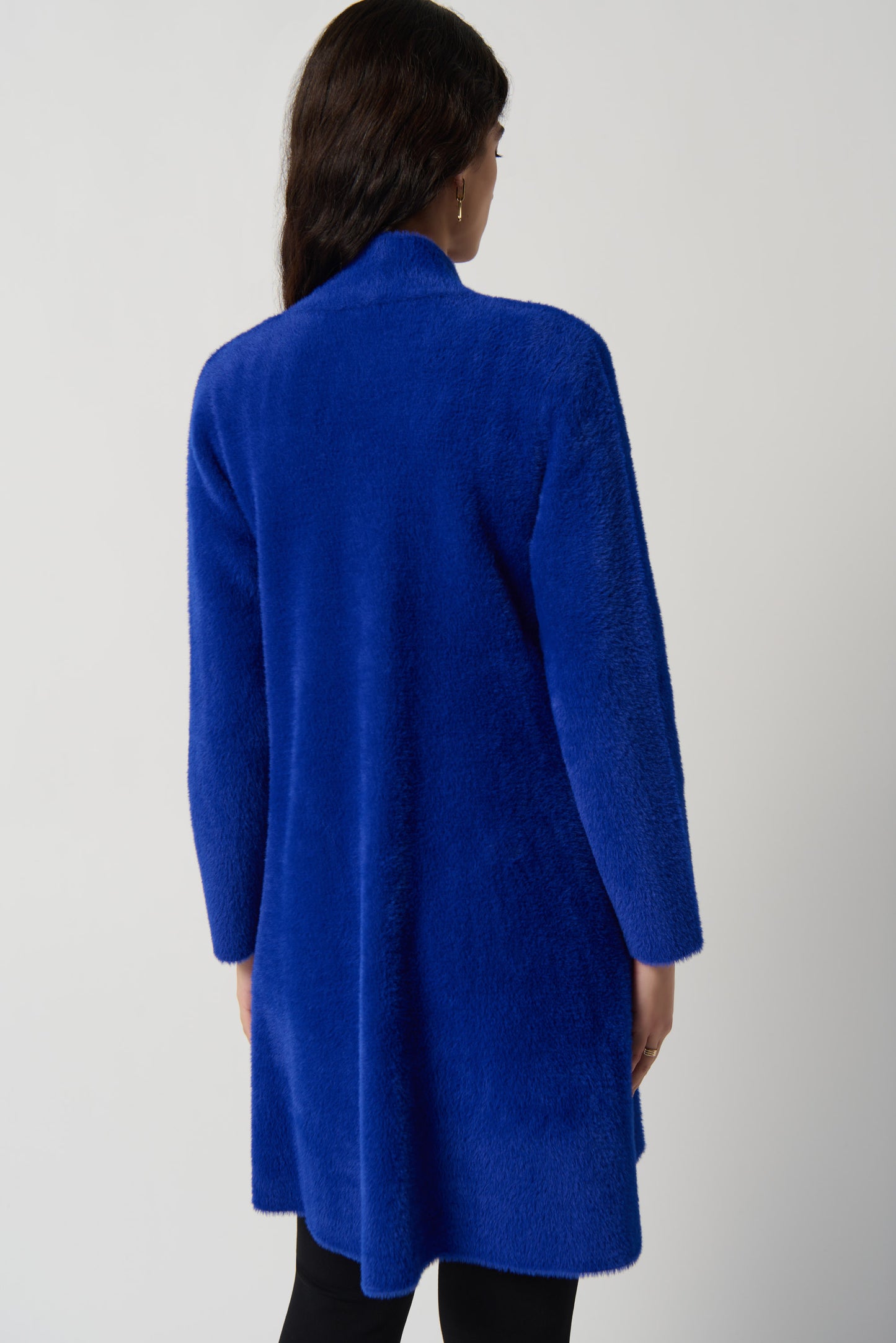 Joseph Ribkoff Feather Flared Yarn Coat