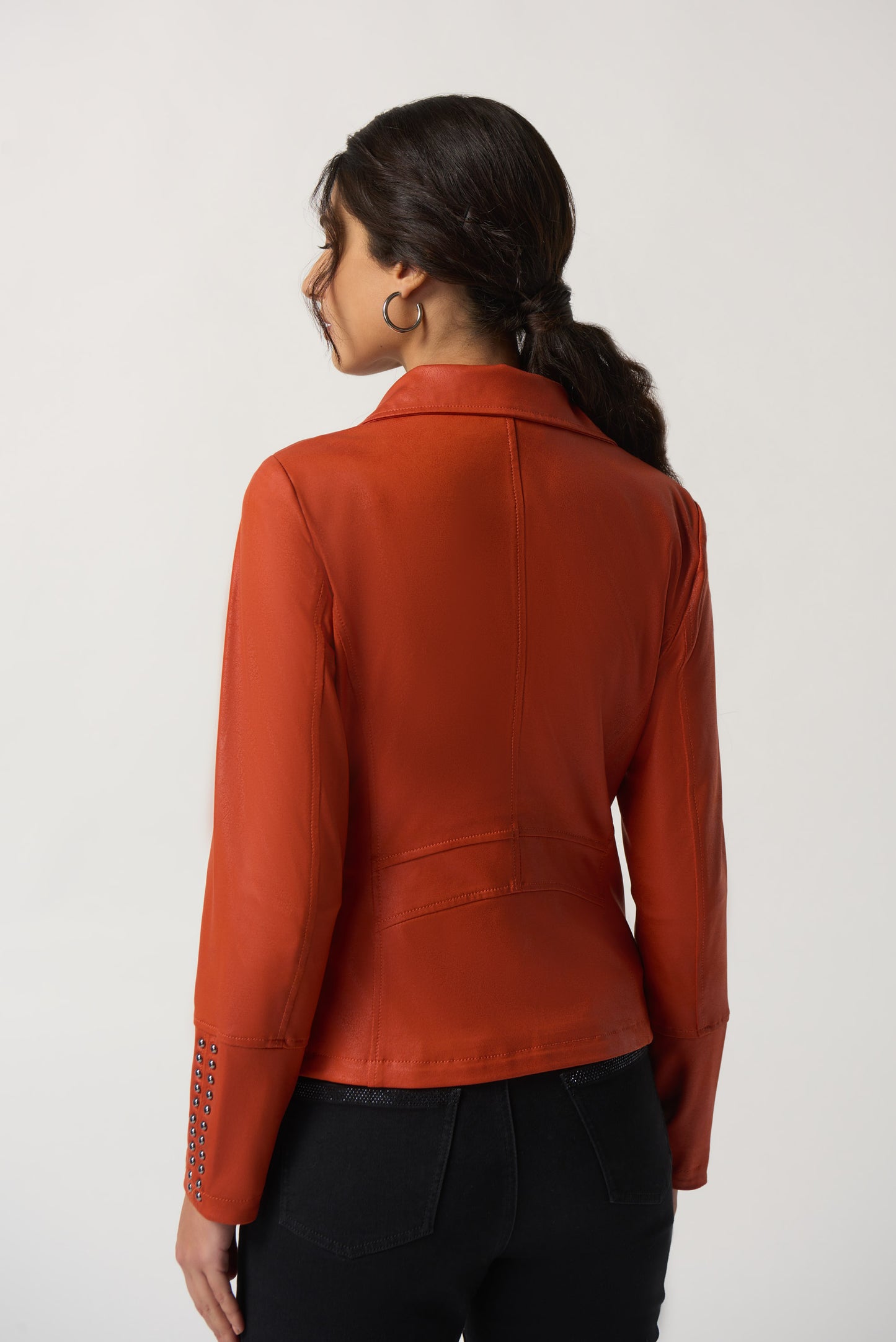 Joseph Ribkoff Studded Moto Jacket