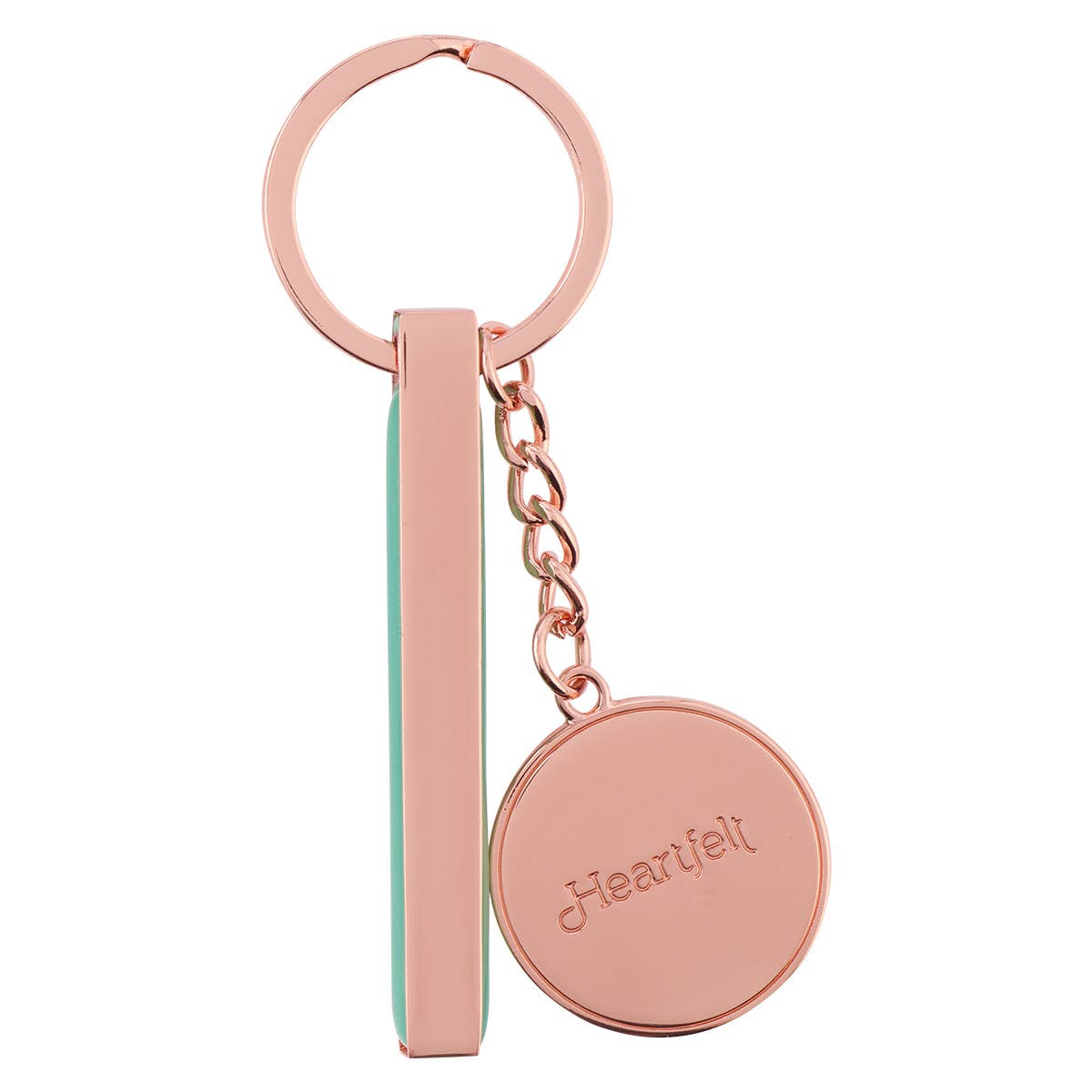 Christian Art Gifts - Keychain in Tin Smooth Sea Glass Got This
