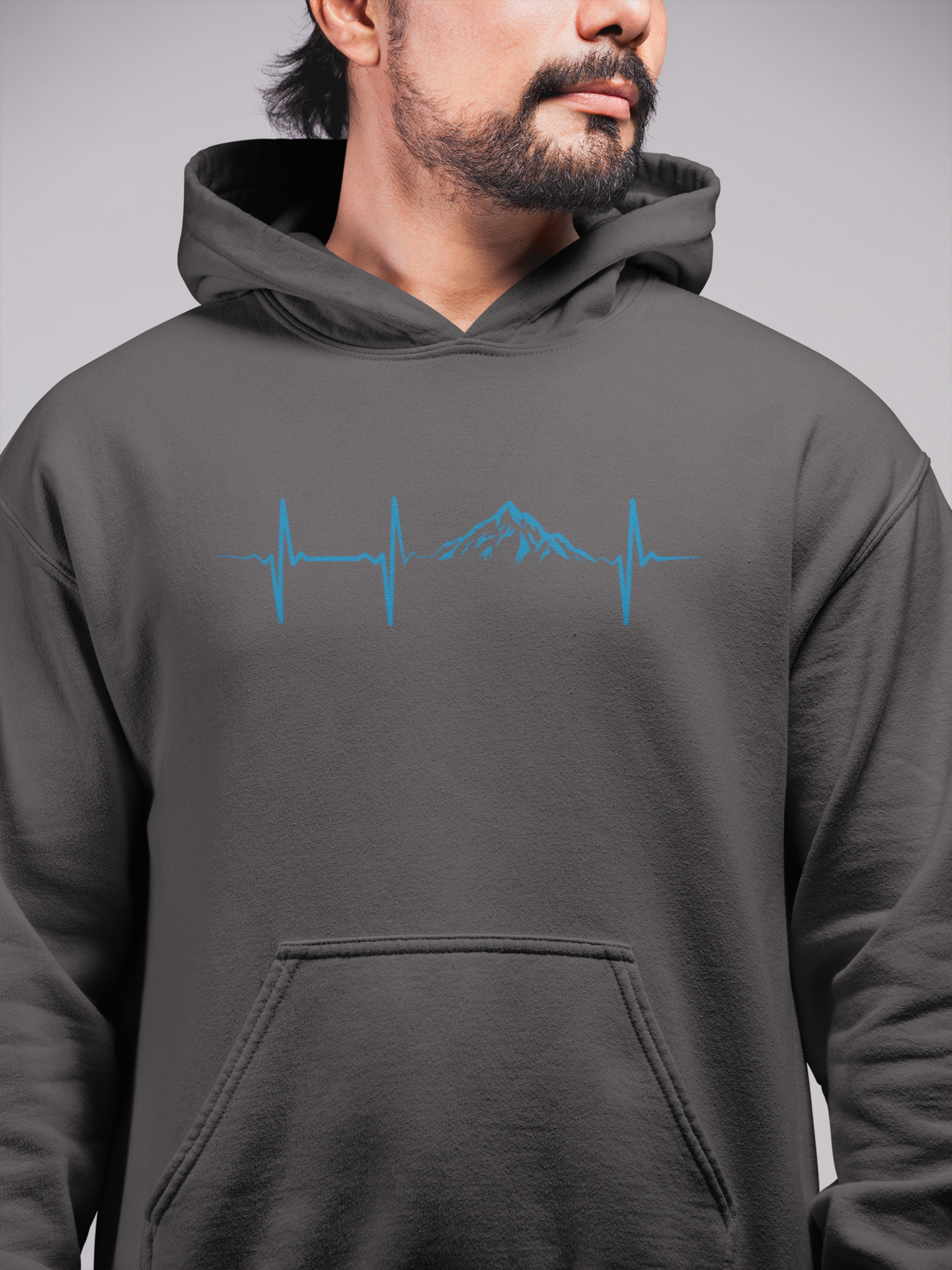 Hunt Hook Eat - Mountain Pulse Hoodie: Navy / Medium