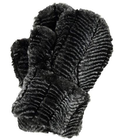 Mittens: Faux Fur 100% Polyester / Mittens / Carpathian Lynx