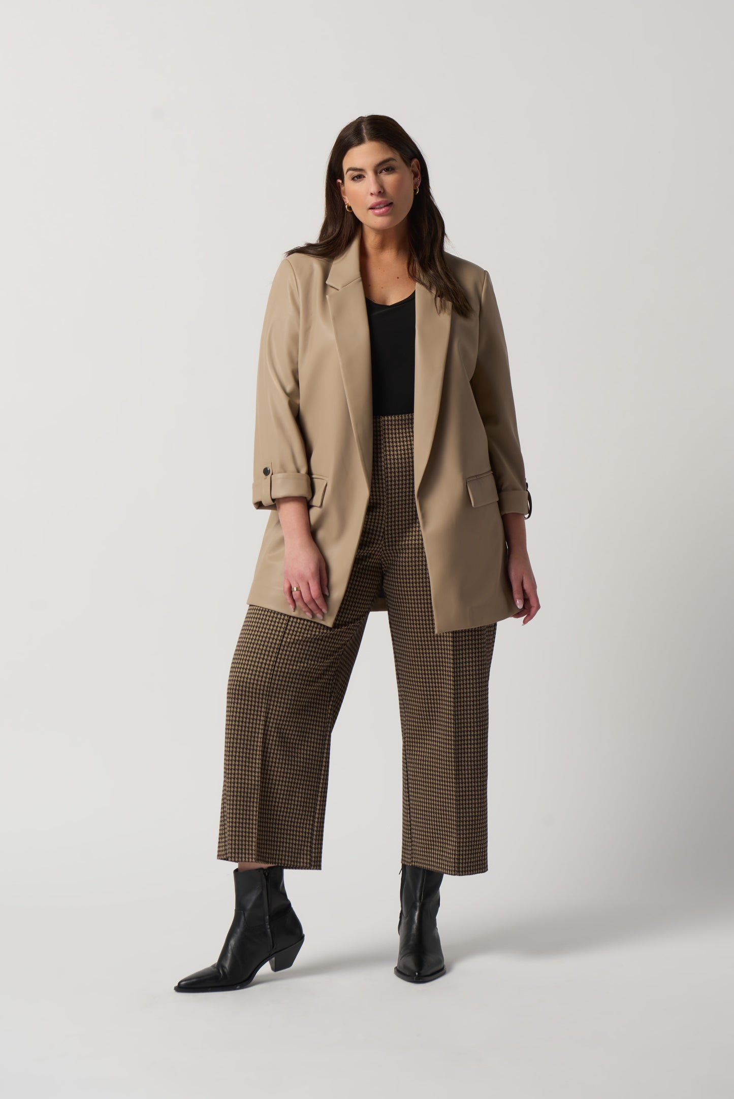 Joseph Ribkoff Houndstooth Culotte Pants