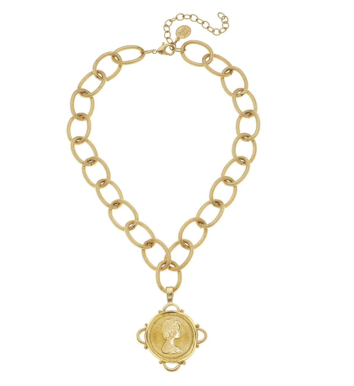 Susan Shaw Queen Elizabeth II Commemorative Necklace
