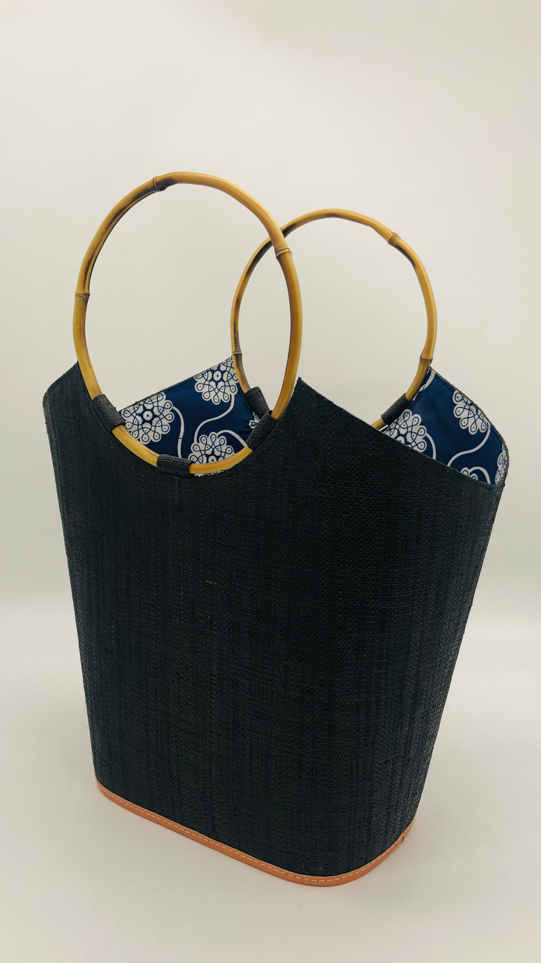 Shebobo - Carmen Solid Color Straw Basket Bucket Bag