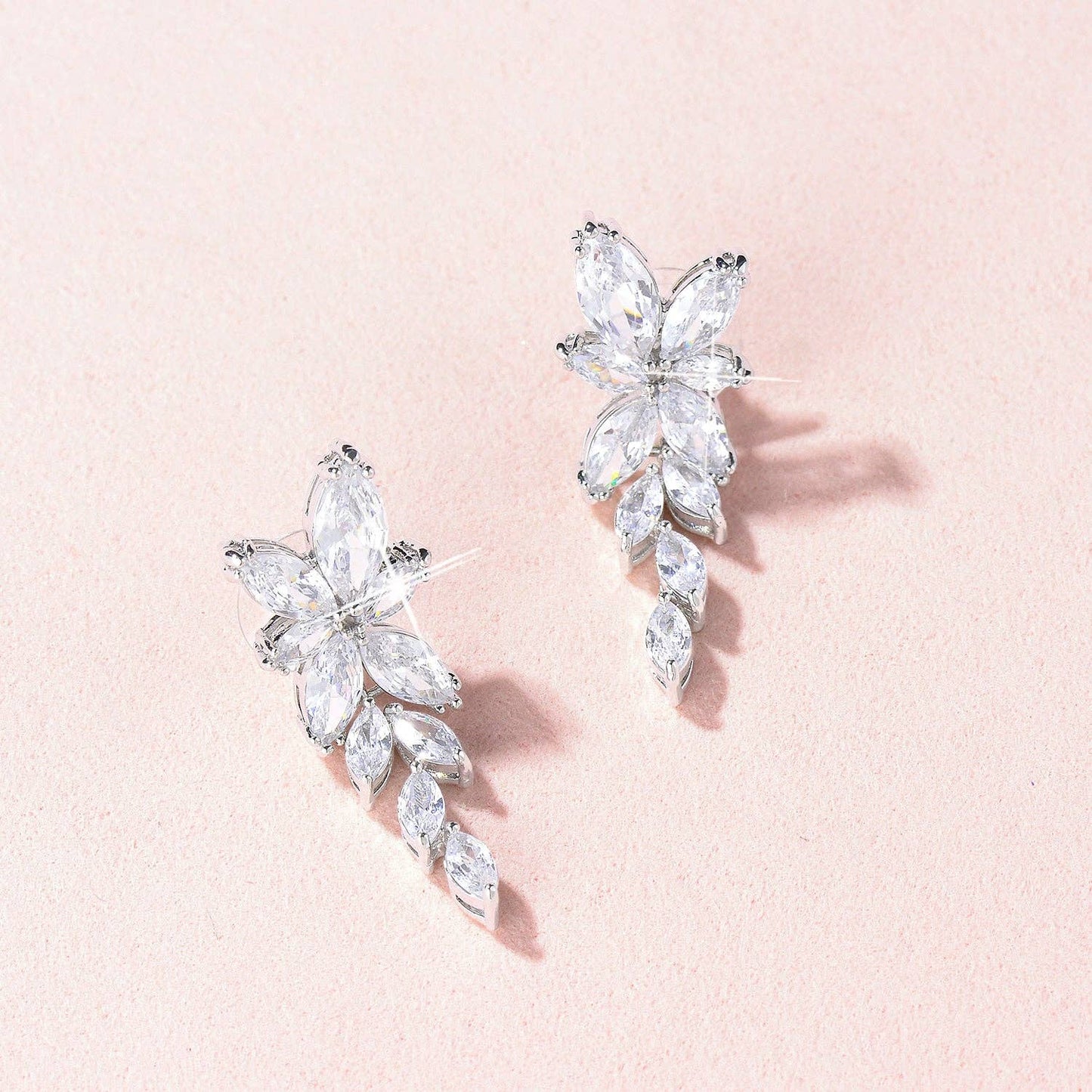 Heirloom Bridal Company - Hunter CZ Drop Earrings