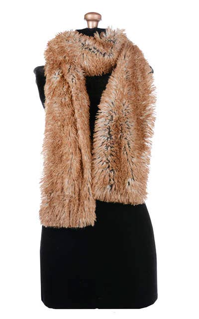 Classic Scarf: Faux Fur 100% Polyester / Classic Scarf / Red Fox