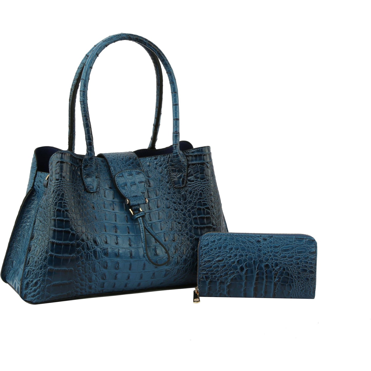 Handbag Factory Corp - Satchel Purse Top Handle Croc Shoulder Bag Women