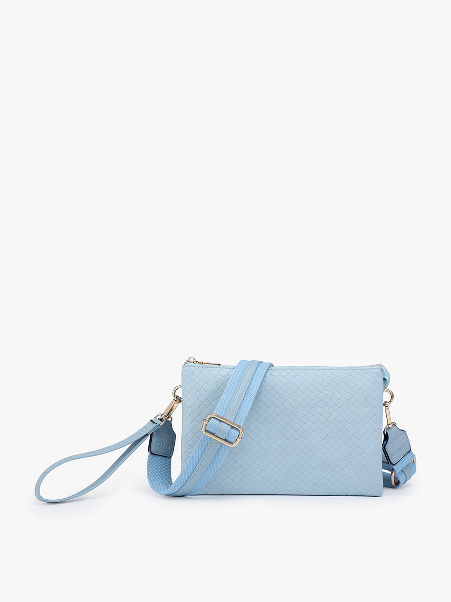 Jen & Co. - M2056DWV Izzy Diagonal Woven Crossbody w/ Guitar Strap