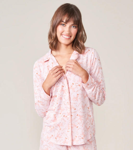 Spartina449 Pink Poodle Pajama Top