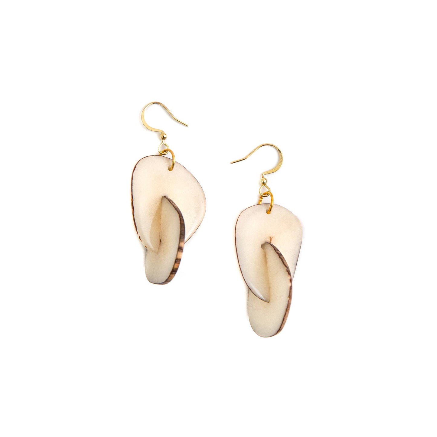Organic Tagua Jewelry - Morgan Earrings