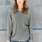 Double Take Full Size Round Neck Long Sleeve T-Shirt