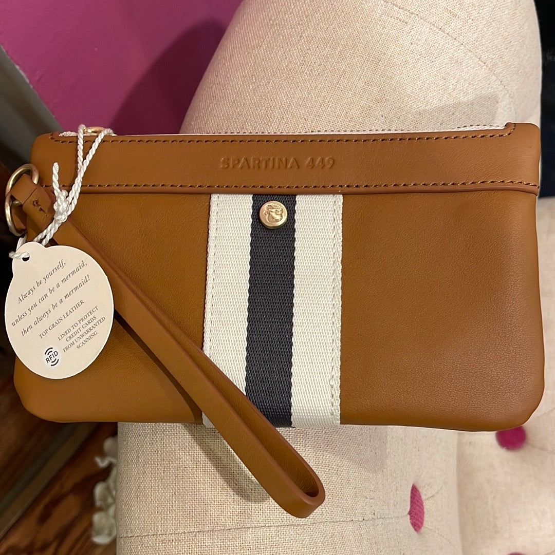 Spartina449 Charlie Wristlet Nutmeg Leather