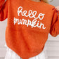 Flamingo Hello Pumpkin Graphic Sweater