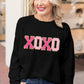 White Glitter Merry & Bright Round Neck Knit Sweater