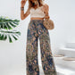 Printed Wide Leg Pants