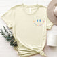 Christian Graphic Round Neck Short Sleeve T-Shirt