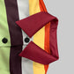 UZ Wholesale Puff Sleeves Multi-Colored Thick Striped Lapel Blouses&Shirts Tops: COLORFUL / L