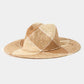Fame Contrast Straw Braid Hat