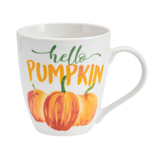 Fitz and Floyd® Mikasa® Pfaltzgraff® - Pfaltzgraff 18Oz  Mug Hello Pumpkin Open Stock: Porcelain / English