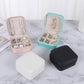 Magnifique Hearts - Small Square Portable Travel Case, Jewelry Organizer For Rin: Tiffany Blue