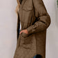 Snap Down Collared Winter Coat