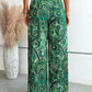 Printed Wide Leg Pants