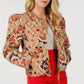 Zip Up Multi-print Jacket