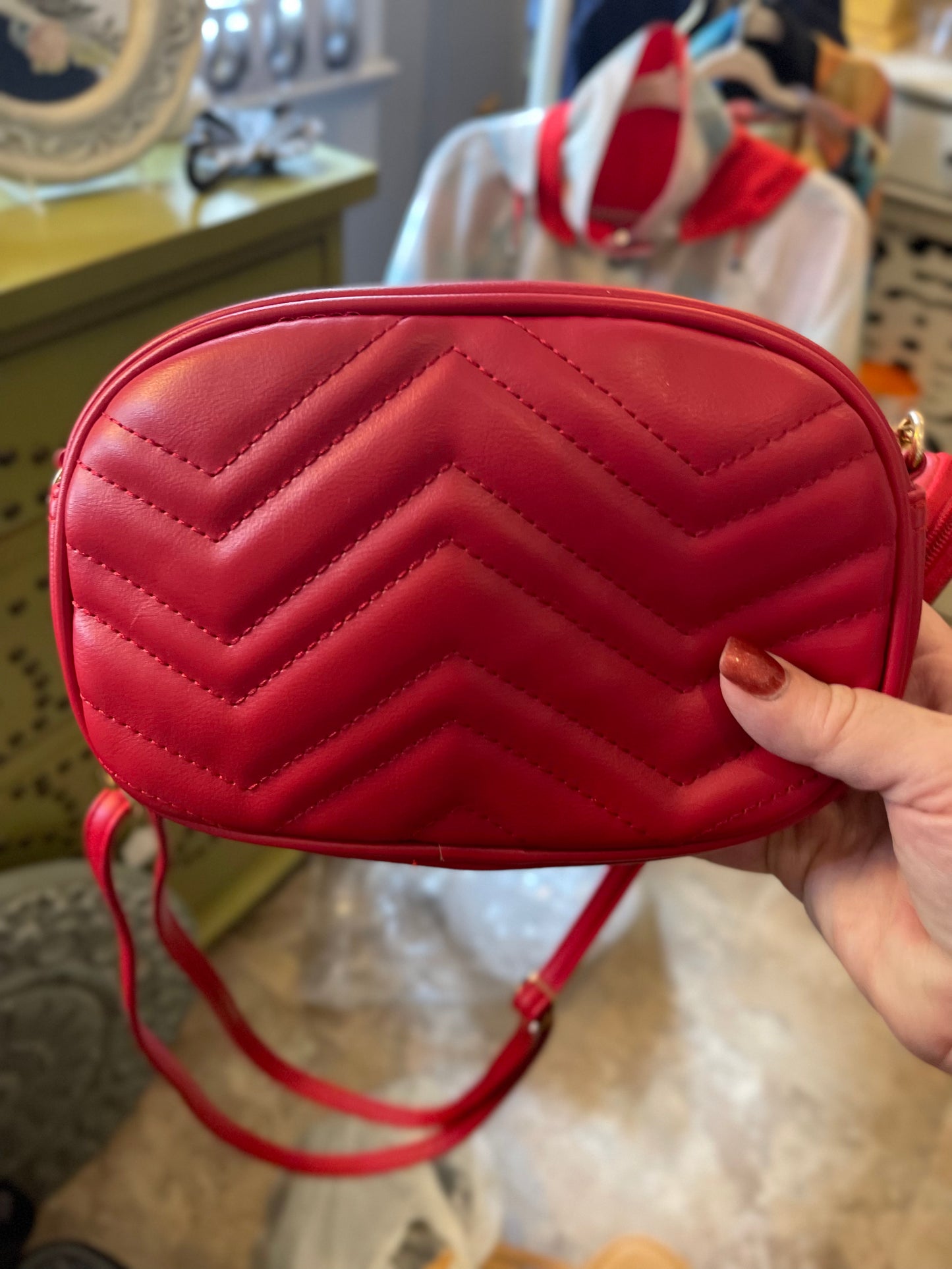 Quilted Crossbody with pods case