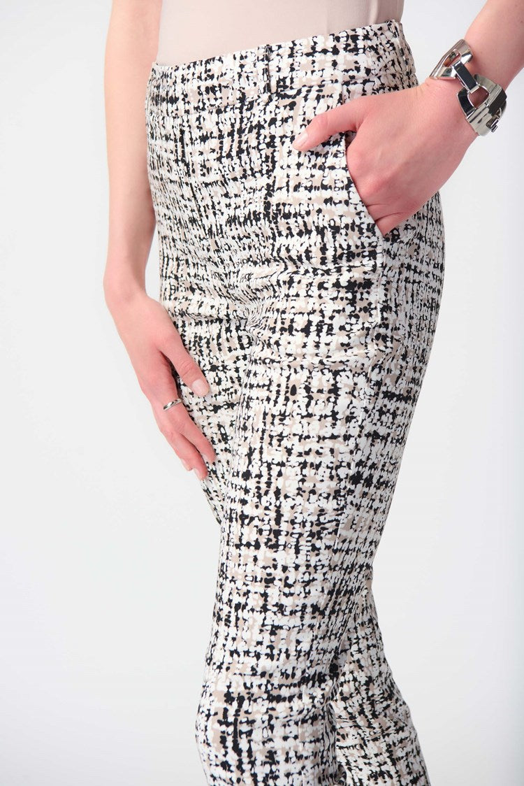 Joseph Ribkoff Abstract Print Millennium Pull-On Pants