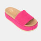 Footbed Platform Slide Sandals