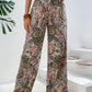 Printed Wide Leg Pants