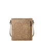 Montana West - MW1124G-9360 Montana West Embroidered Stitch Crossbody: Light Brown