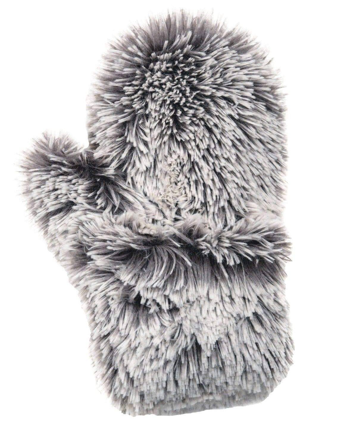 Mittens: Faux Fur 100% Polyester / Mittens / Red Fox