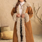 Plus Size Open Front Long Sleeve Coat