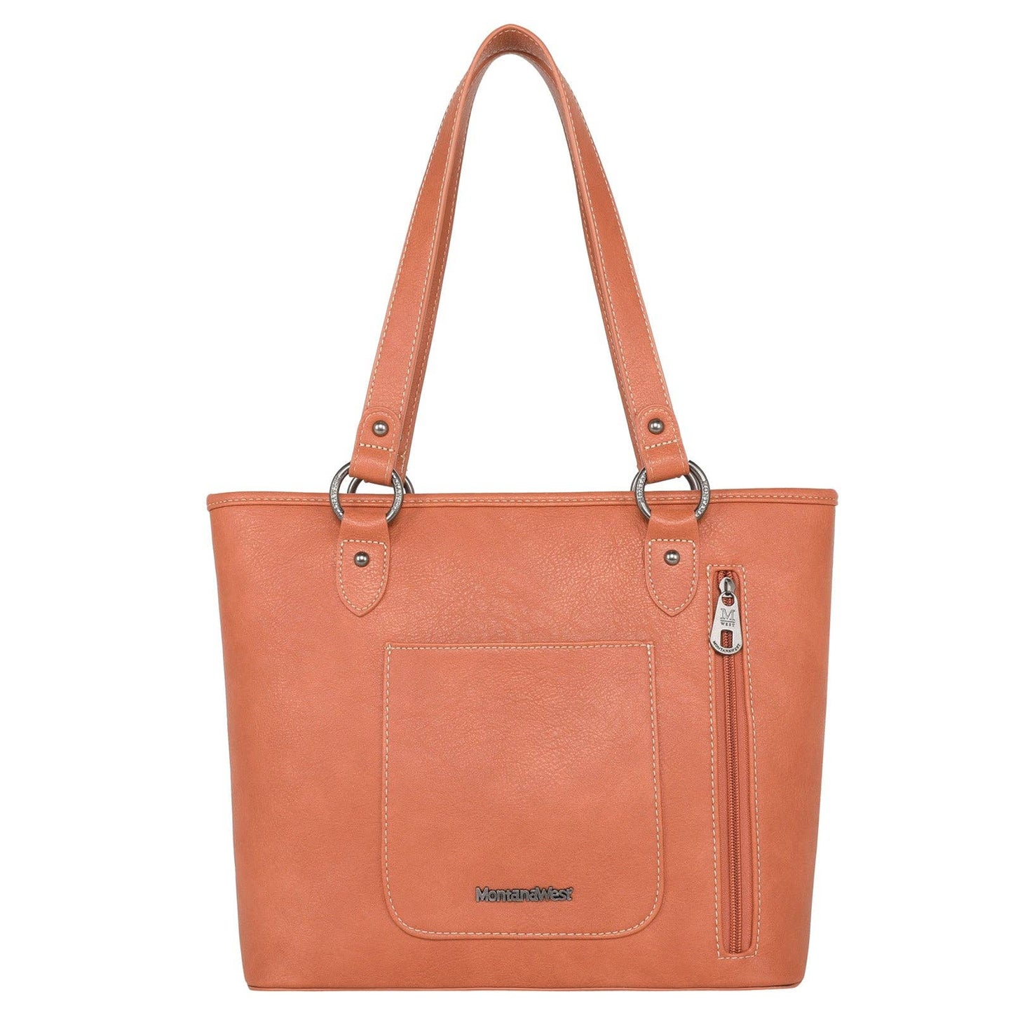 Montana West - MW1222G-8317 Montana West Cut-out Collection Tote: Tan