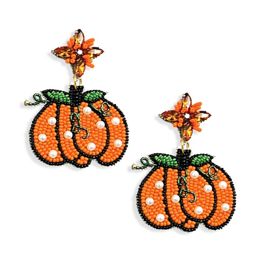 Viv&Lou - Cutest Pumpkin Earrings