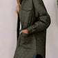 Snap Down Collared Winter Coat