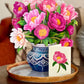 FreshCut Paper LLC - Peony Paradise (8 Pop-up Greeting Cards)