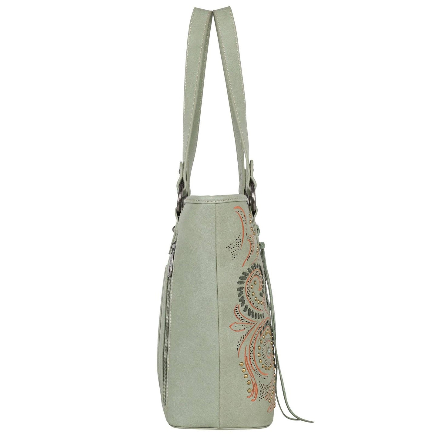 Montana West - MW1222G-8317 Montana West Cut-out Collection Tote: Tan