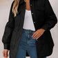 Snap Down Collared Winter Coat