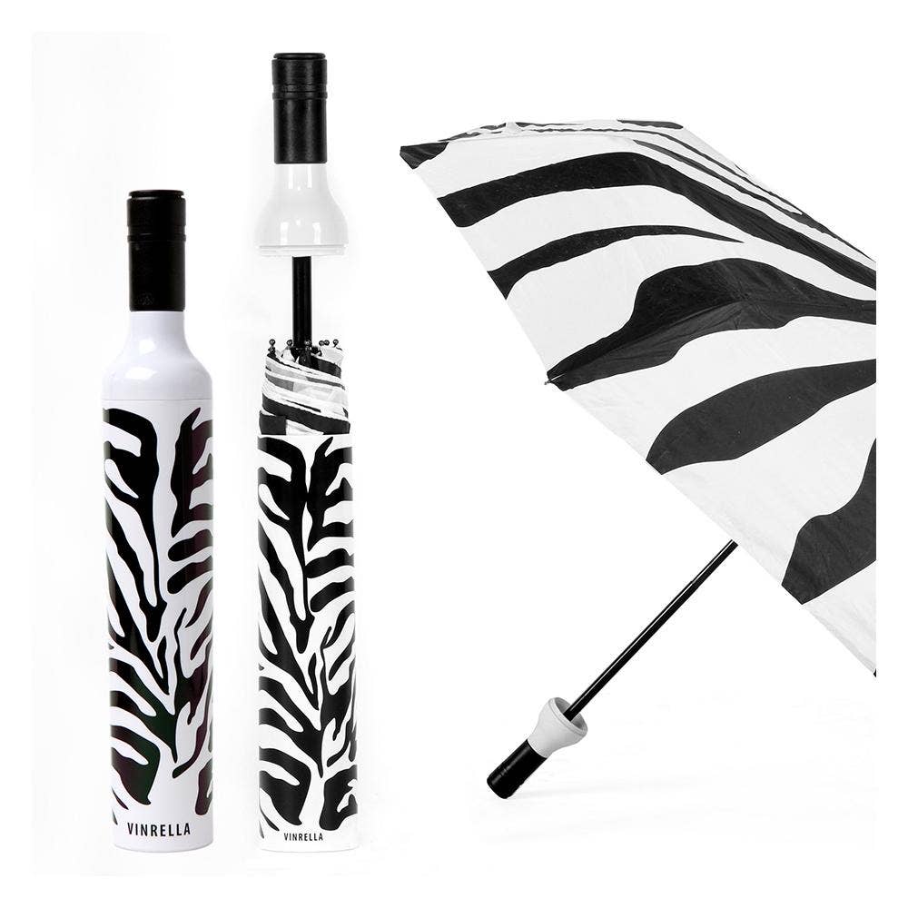 Vinrella - Zebra Bottle Umbrella